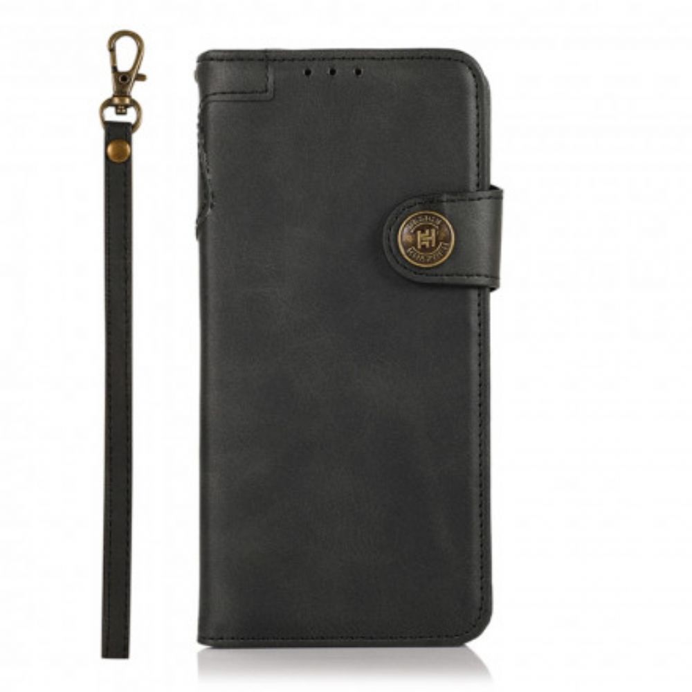 Flip Case Für Samsung Galaxy XCover 5 Khazneh-magnetknopf