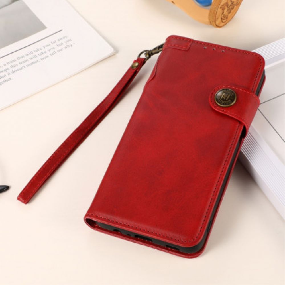 Flip Case Für Samsung Galaxy XCover 5 Khazneh-magnetknopf