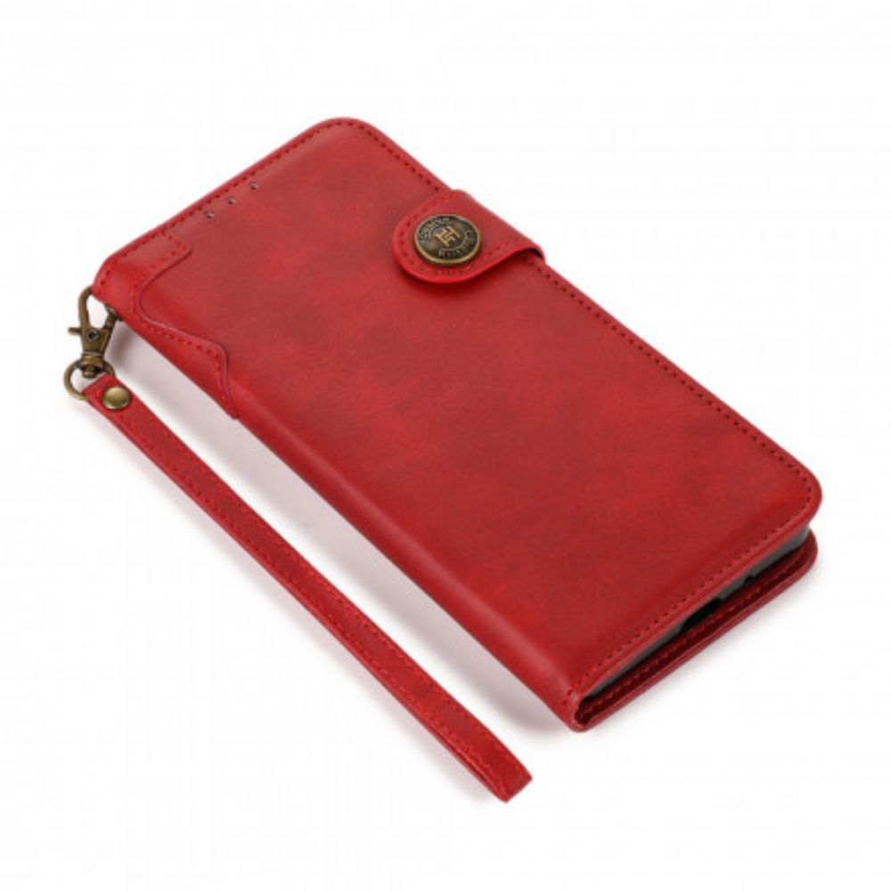 Flip Case Für Samsung Galaxy XCover 5 Khazneh-magnetknopf