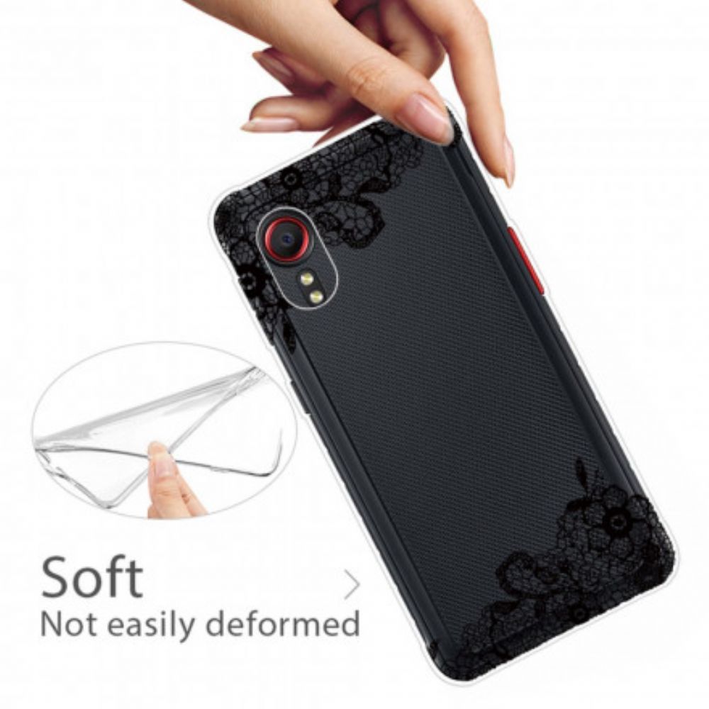 Hülle Für Samsung Galaxy XCover 5 Feine Spitze