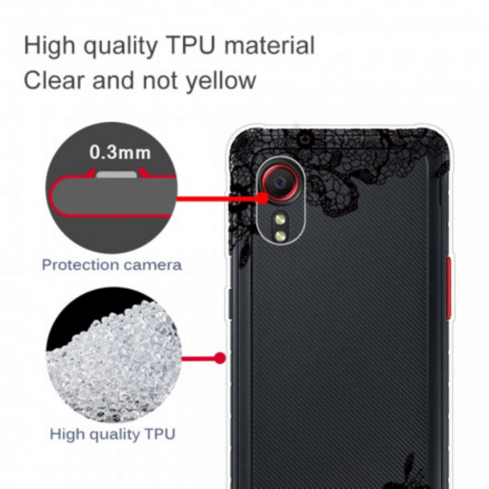 Hülle Für Samsung Galaxy XCover 5 Feine Spitze