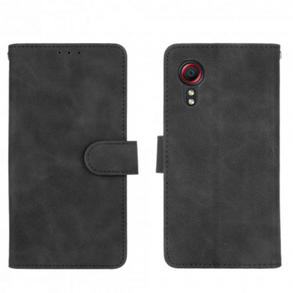 Lederhüllen Für Samsung Galaxy XCover 5 Hautberührung