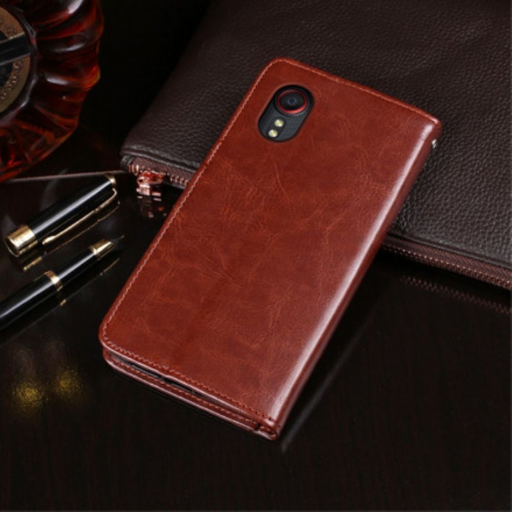 Lederhüllen Für Samsung Galaxy XCover 5 Kunstleder Idewei