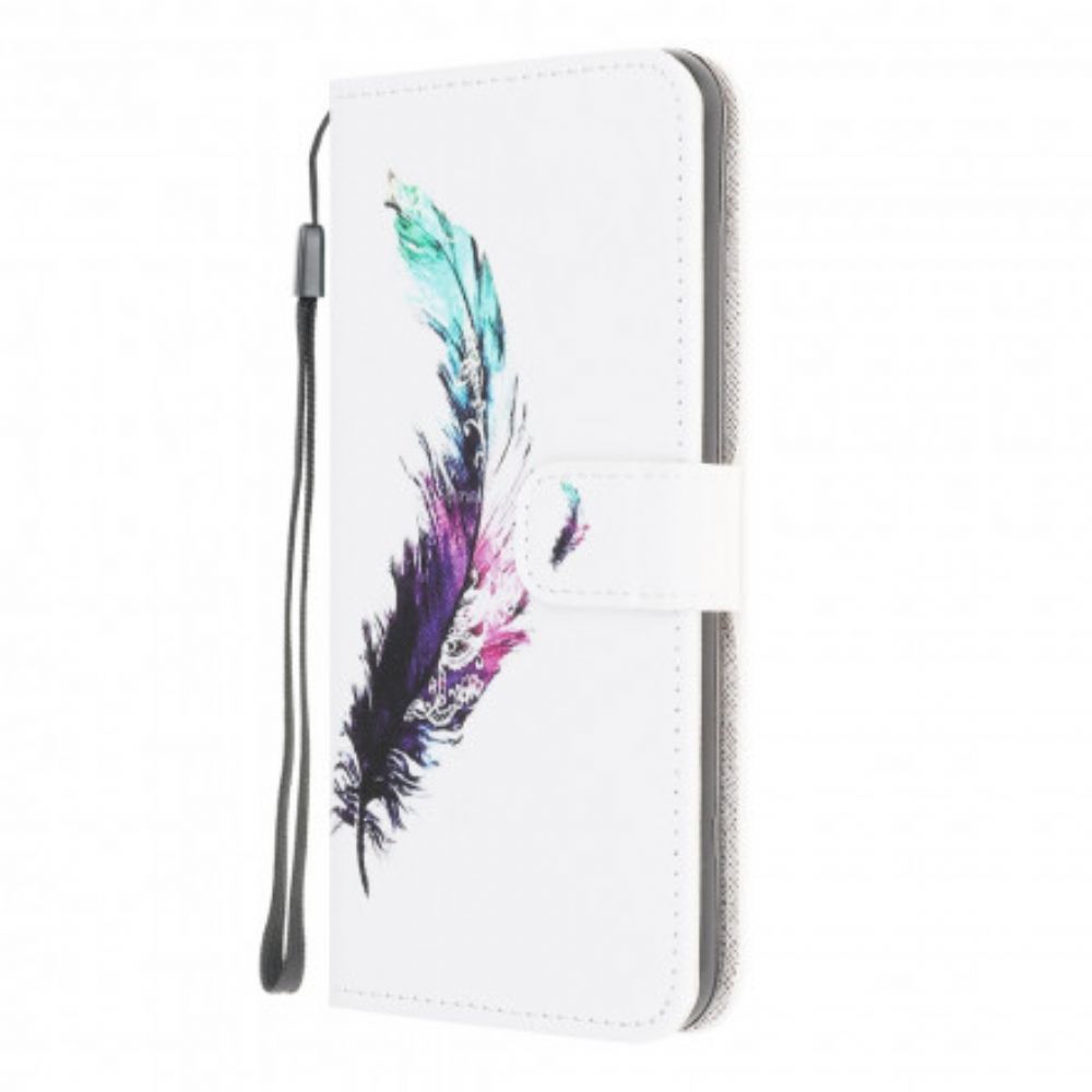 Lederhüllen Für Samsung Galaxy XCover 5 Mit Kordel Tangafeder