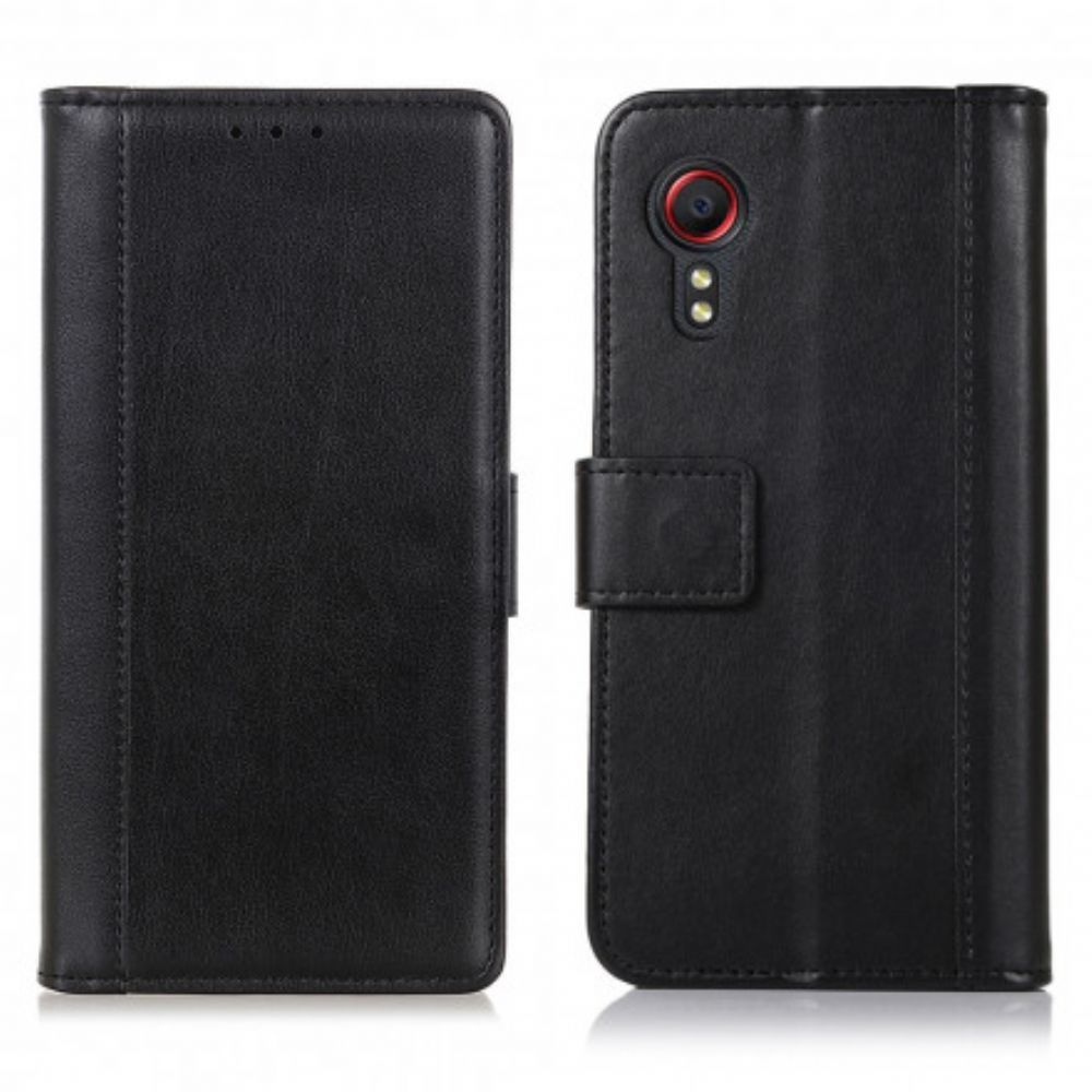 Lederhüllen Für Samsung Galaxy XCover 5 Stil Leder Eleganz