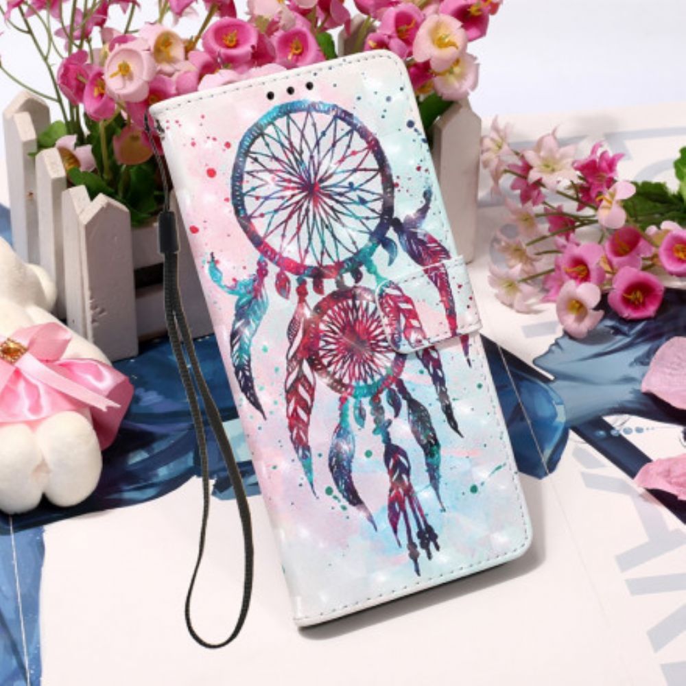 Lederhüllen Für Samsung Galaxy XCover 5 Wasserfarbener Traumfänger