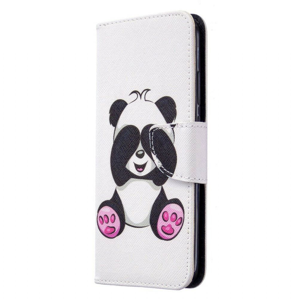Flip Case Für Huawei P40 Lite E / Huawei Y7p Panda-spaß