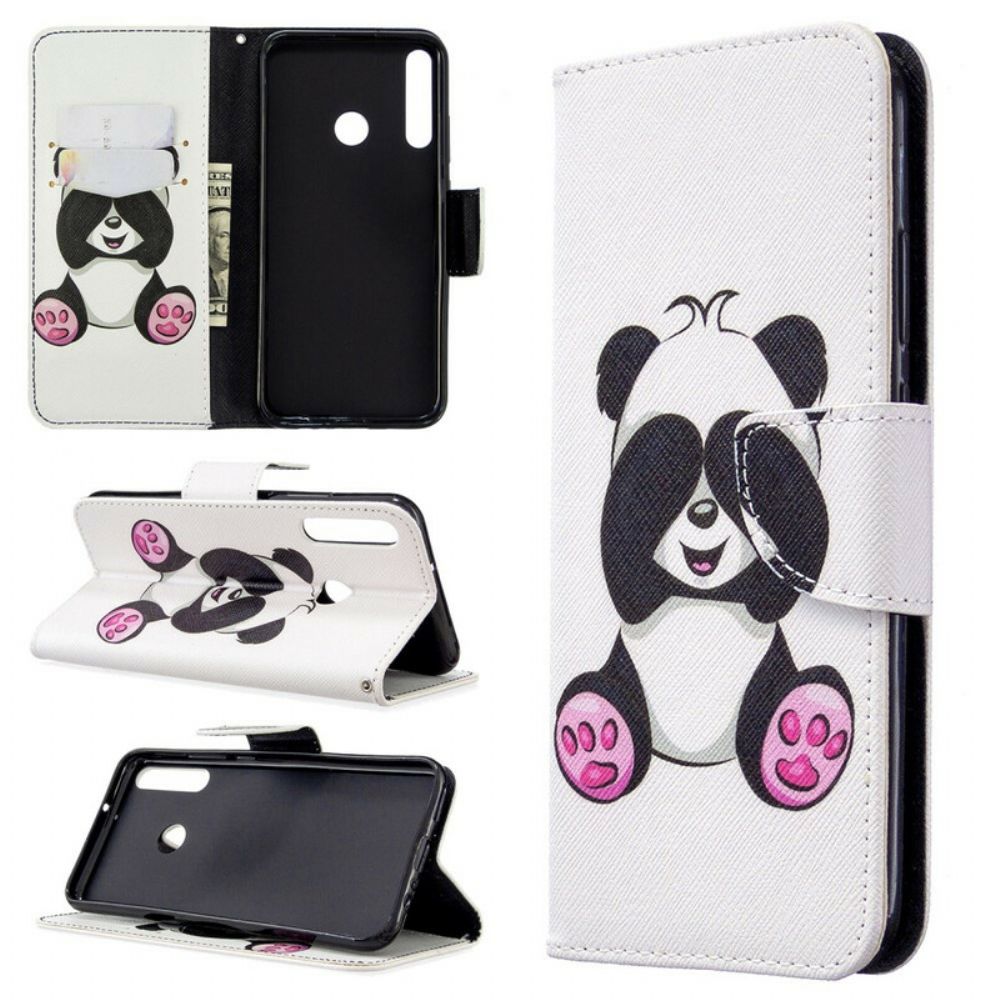 Flip Case Für Huawei P40 Lite E / Huawei Y7p Panda-spaß
