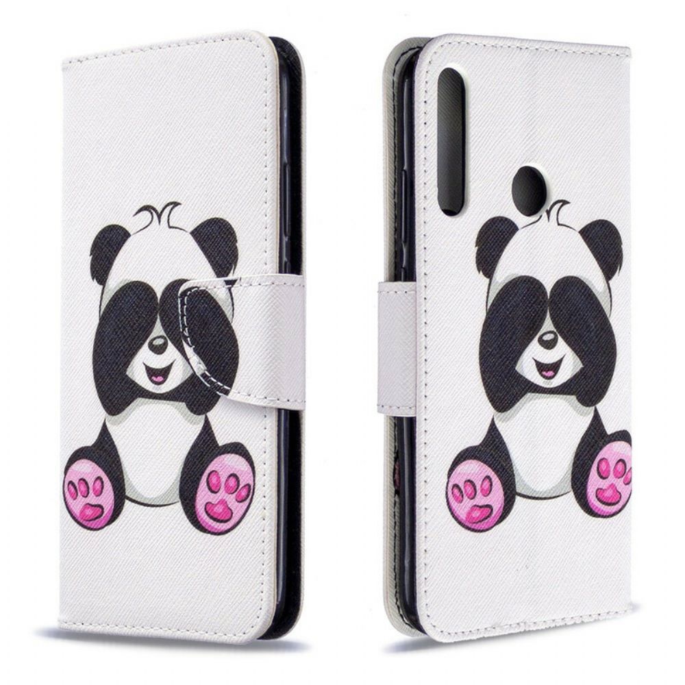 Flip Case Für Huawei P40 Lite E / Huawei Y7p Panda-spaß