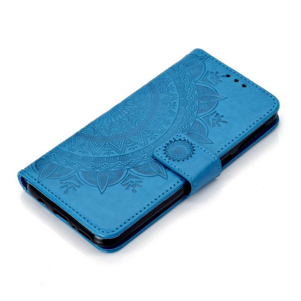 Flip Case Für Huawei P40 Lite E / Huawei Y7p Sonnen-mandala