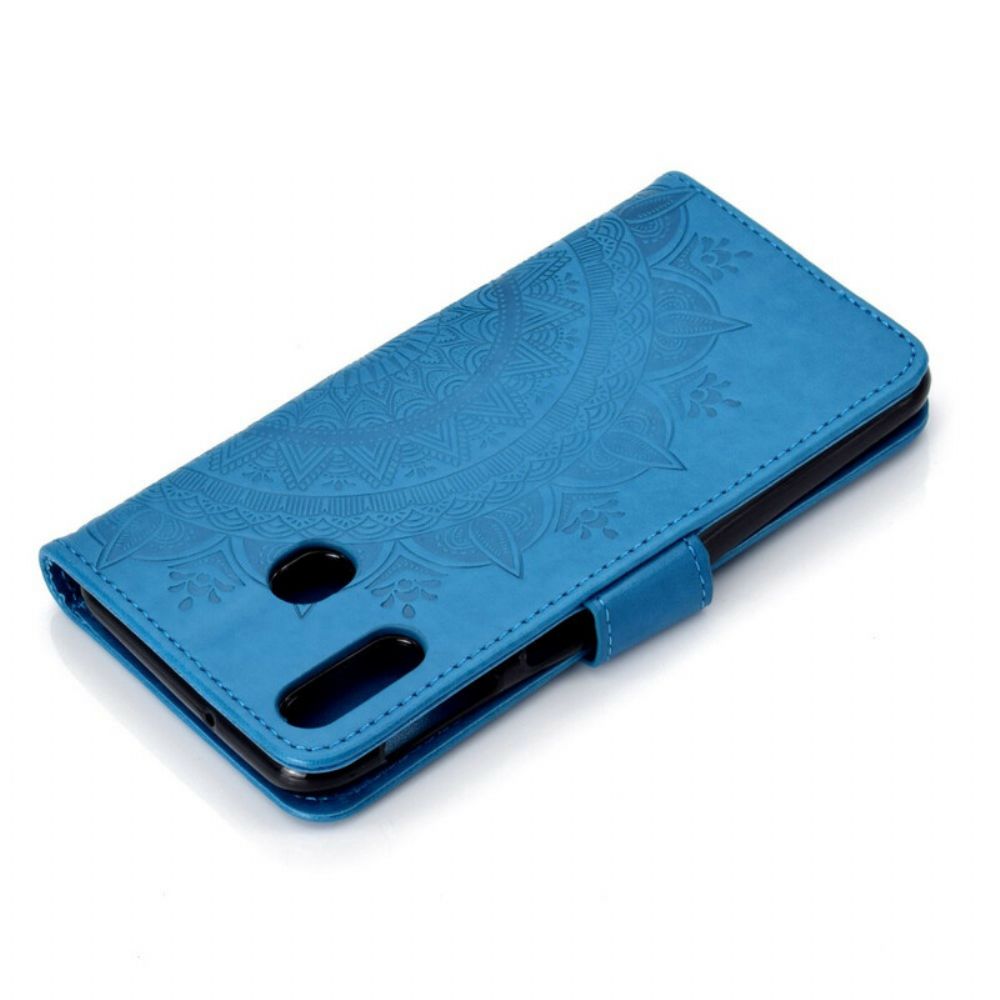 Flip Case Für Huawei P40 Lite E / Huawei Y7p Sonnen-mandala