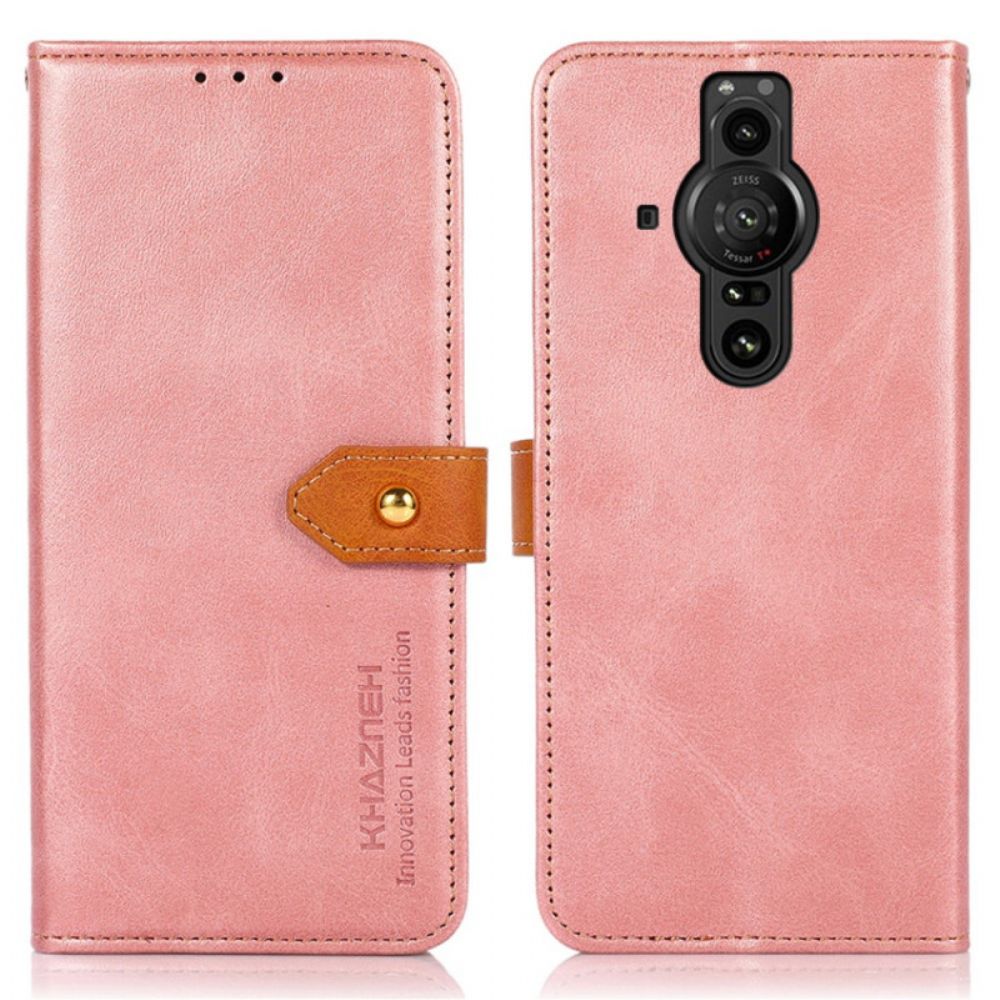 Flip Case Für Sony Xperia Pro-I Mit Khazneh-armband