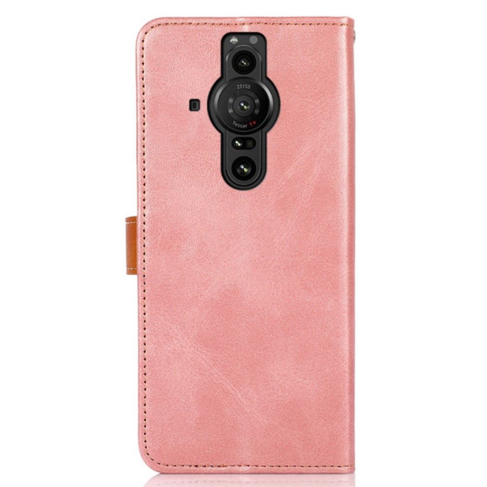 Flip Case Für Sony Xperia Pro-I Mit Khazneh-armband