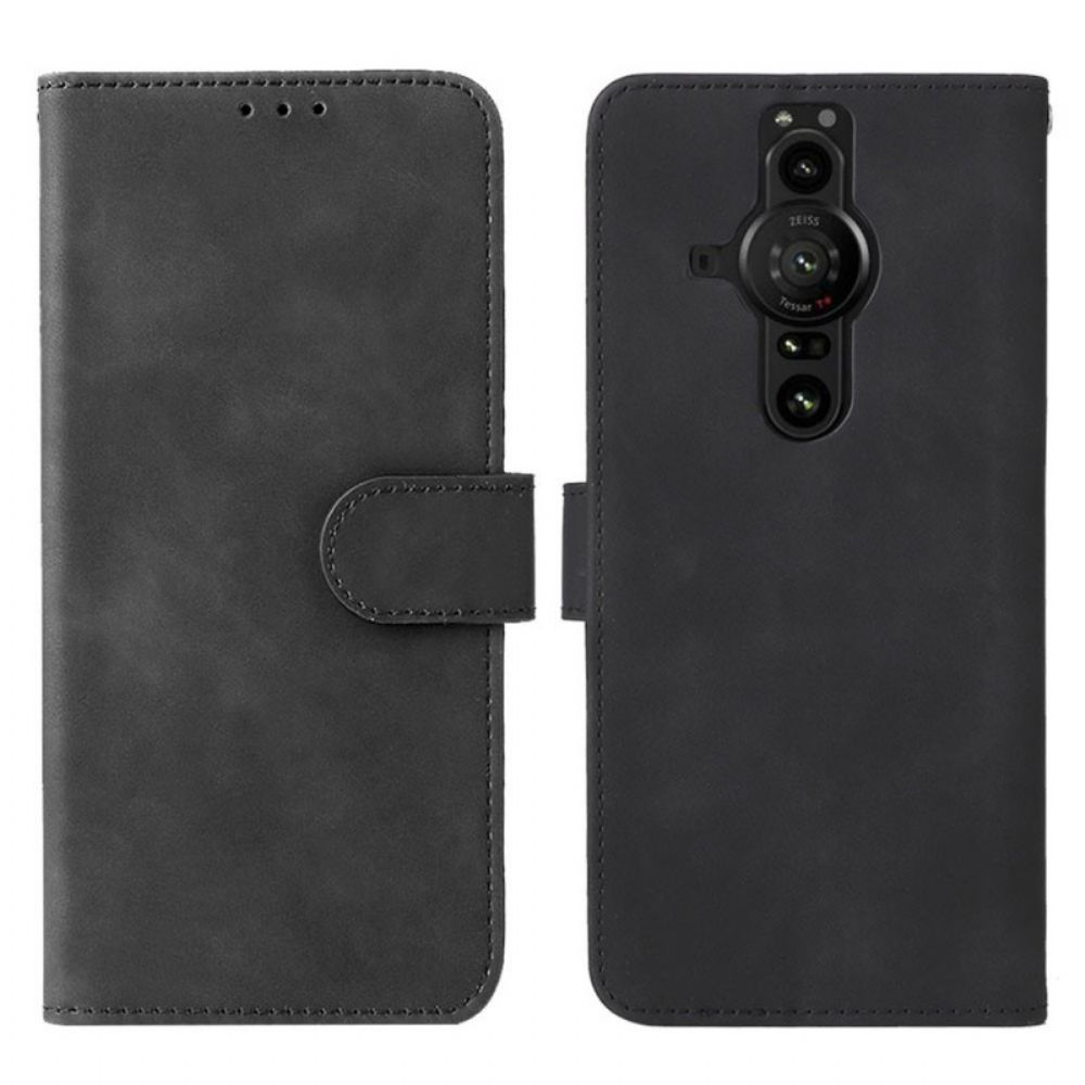 Lederhüllen Für Sony Xperia Pro-I Hautberührung