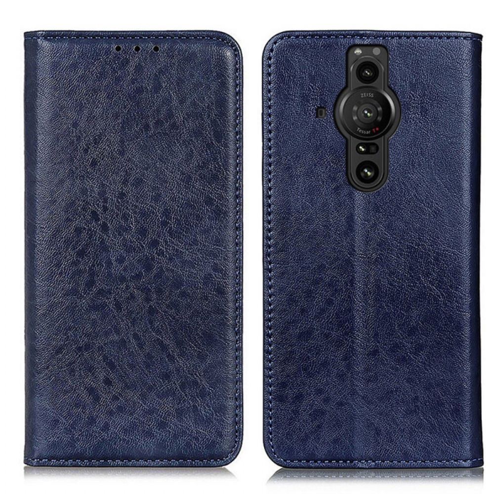 Schutzhülle Für Sony Xperia Pro-I Flip Case Texturiertes Kunstleder