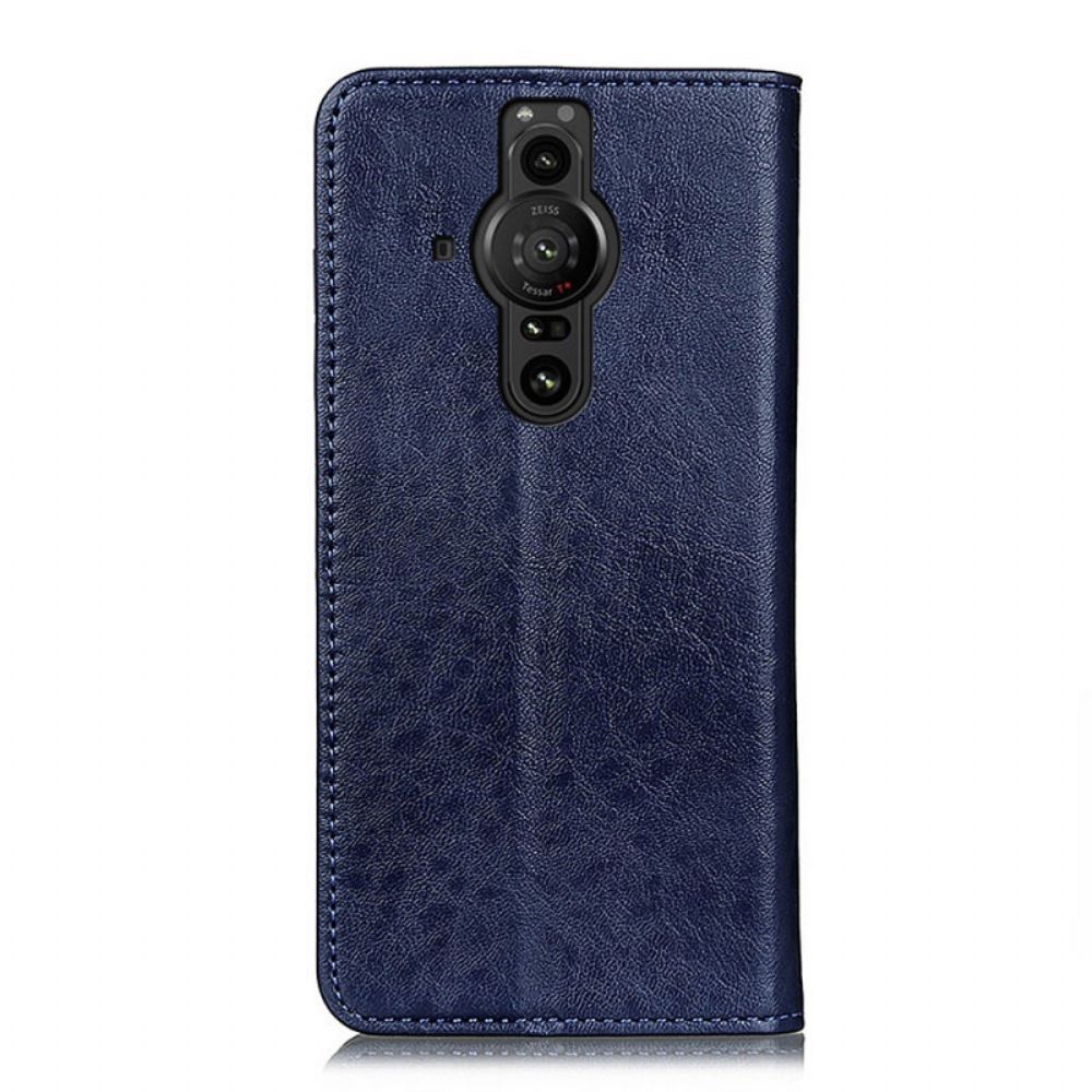 Schutzhülle Für Sony Xperia Pro-I Flip Case Texturiertes Kunstleder