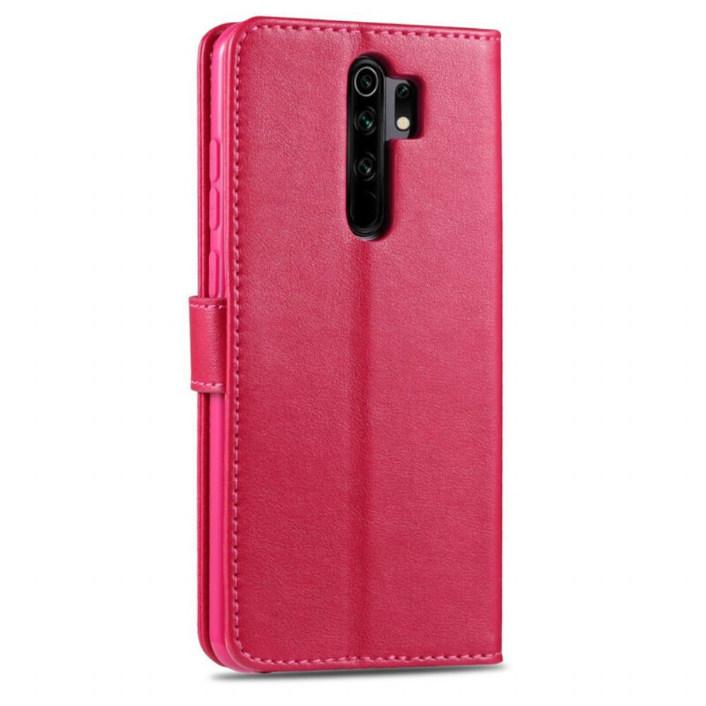 Flip Case Für Xiaomi Redmi 9 Azns Kunstleder