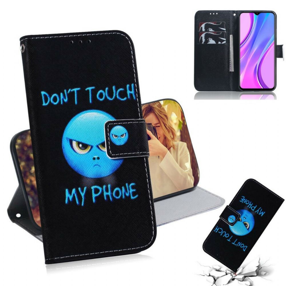 Flip Case Für Xiaomi Redmi 9 Emoji-telefon