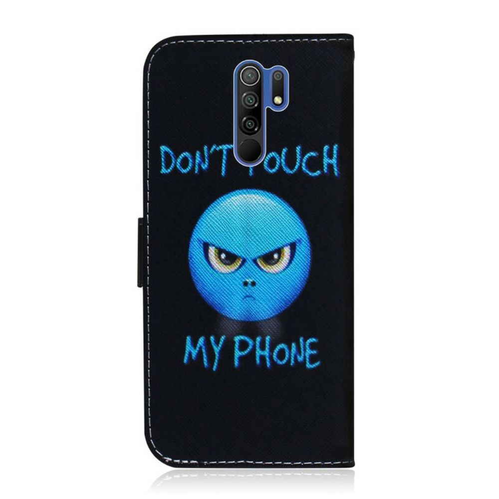 Flip Case Für Xiaomi Redmi 9 Emoji-telefon