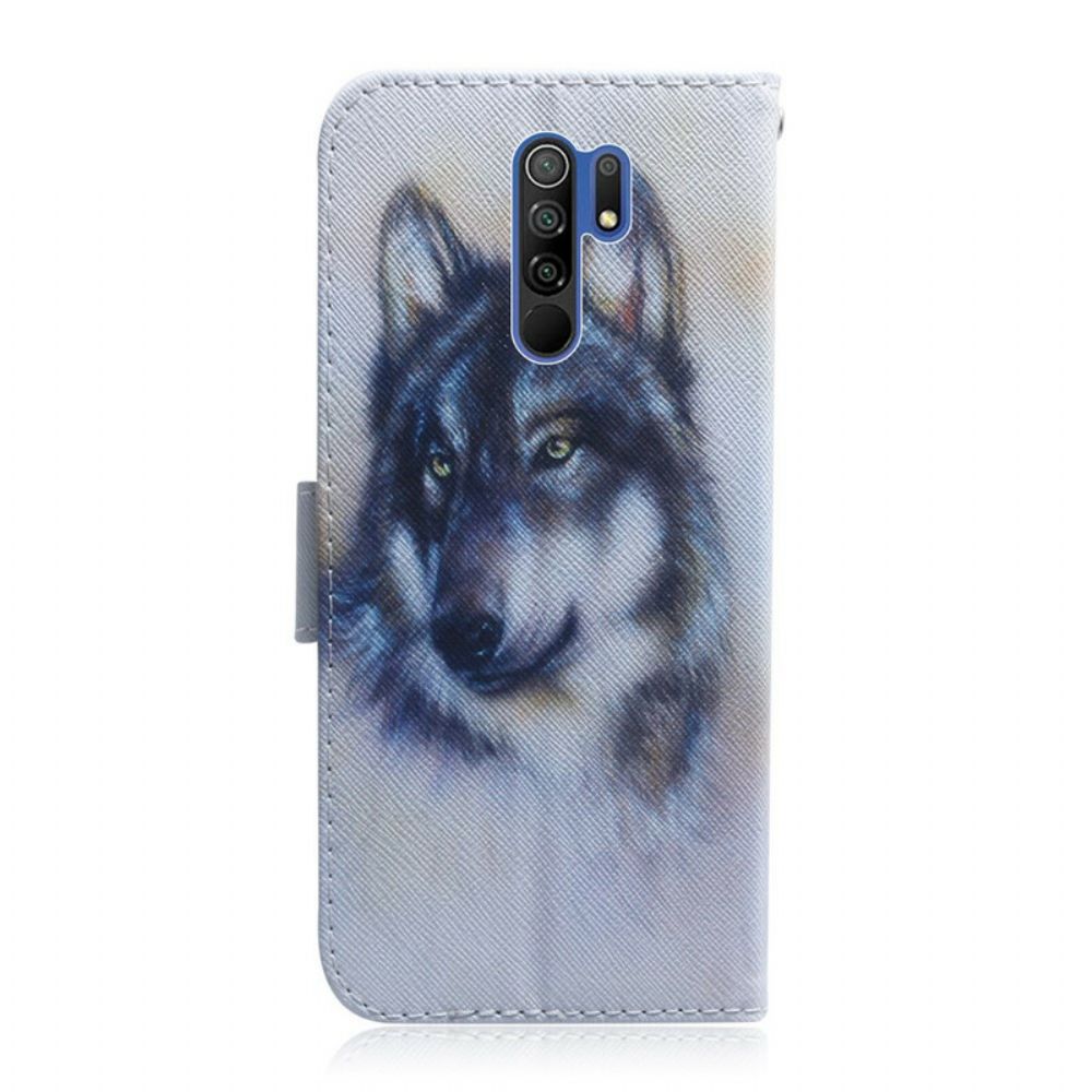 Flip Case Für Xiaomi Redmi 9 Hundeblick