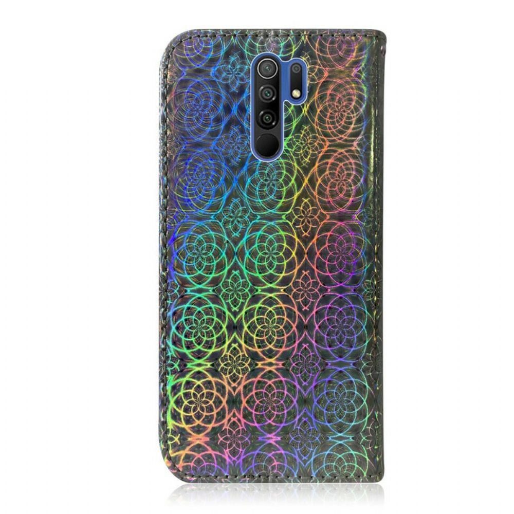 Flip Case Für Xiaomi Redmi 9 Reine Farbe