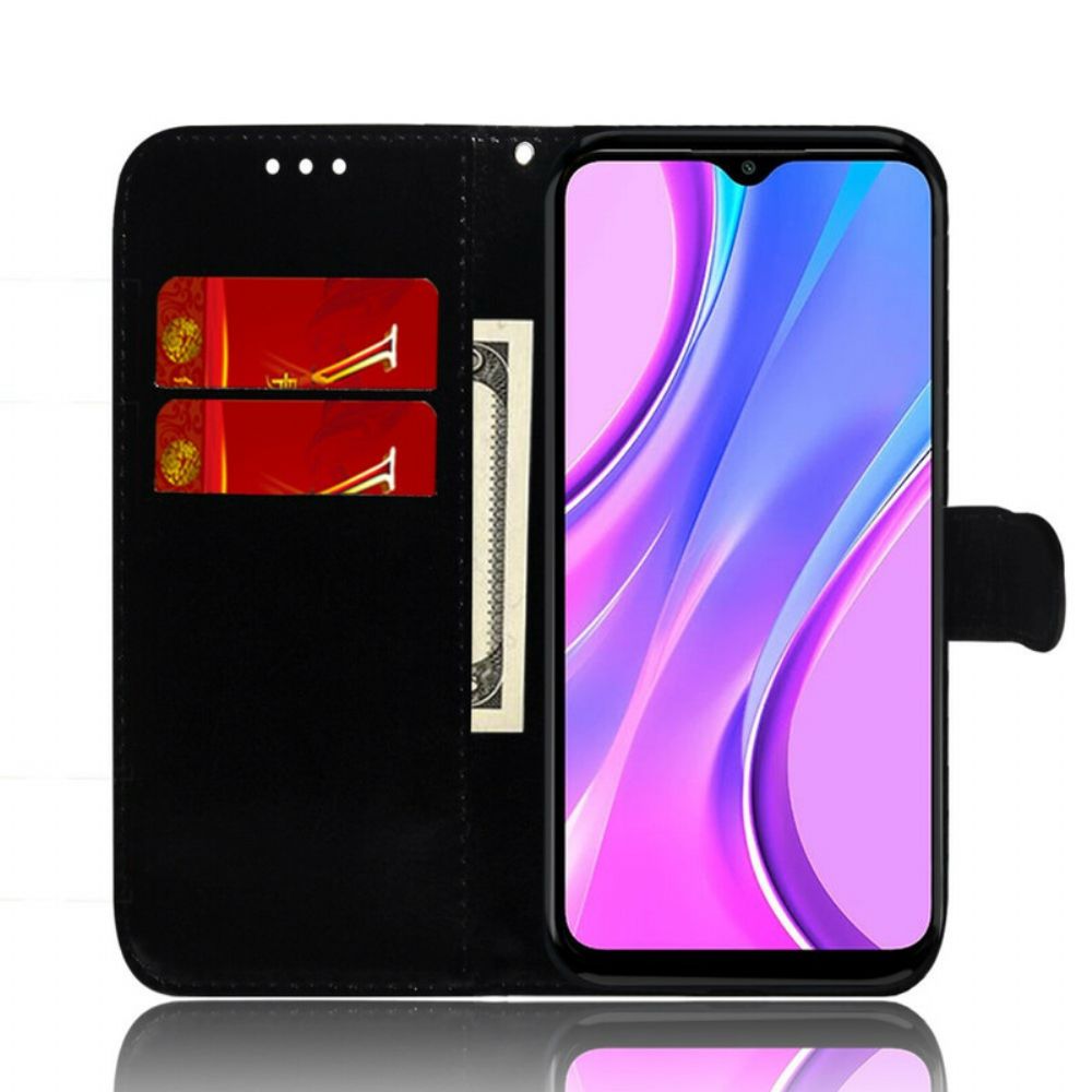 Flip Case Für Xiaomi Redmi 9 Reine Farbe