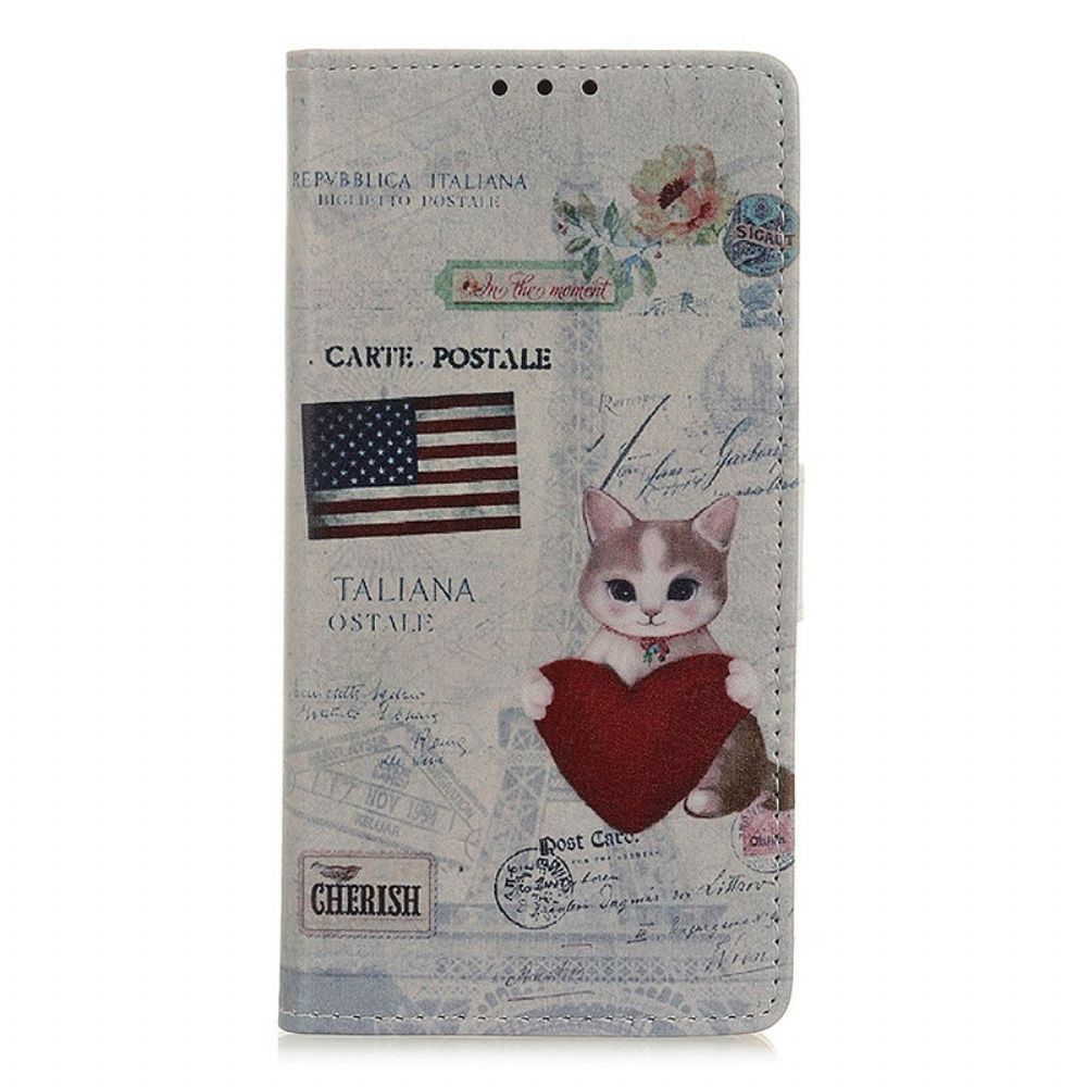 Flip Case Für Xiaomi Redmi 9 Reisekat