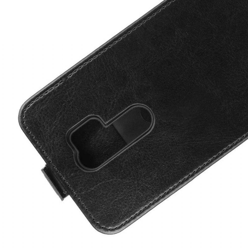 Lederhüllen Für Xiaomi Redmi 9 Flip Case Faltbarer Ledereffekt