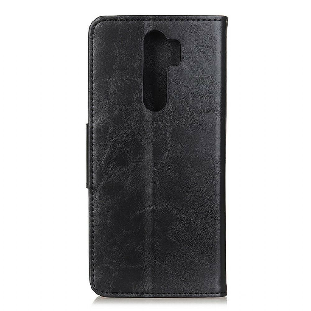 Lederhüllen Für Xiaomi Redmi 9 Wendeverschluss Aus Spaltleder