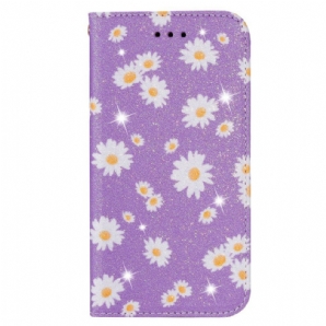 Schutzhülle Für Xiaomi Redmi 9 Flip Case Gänseblümchen