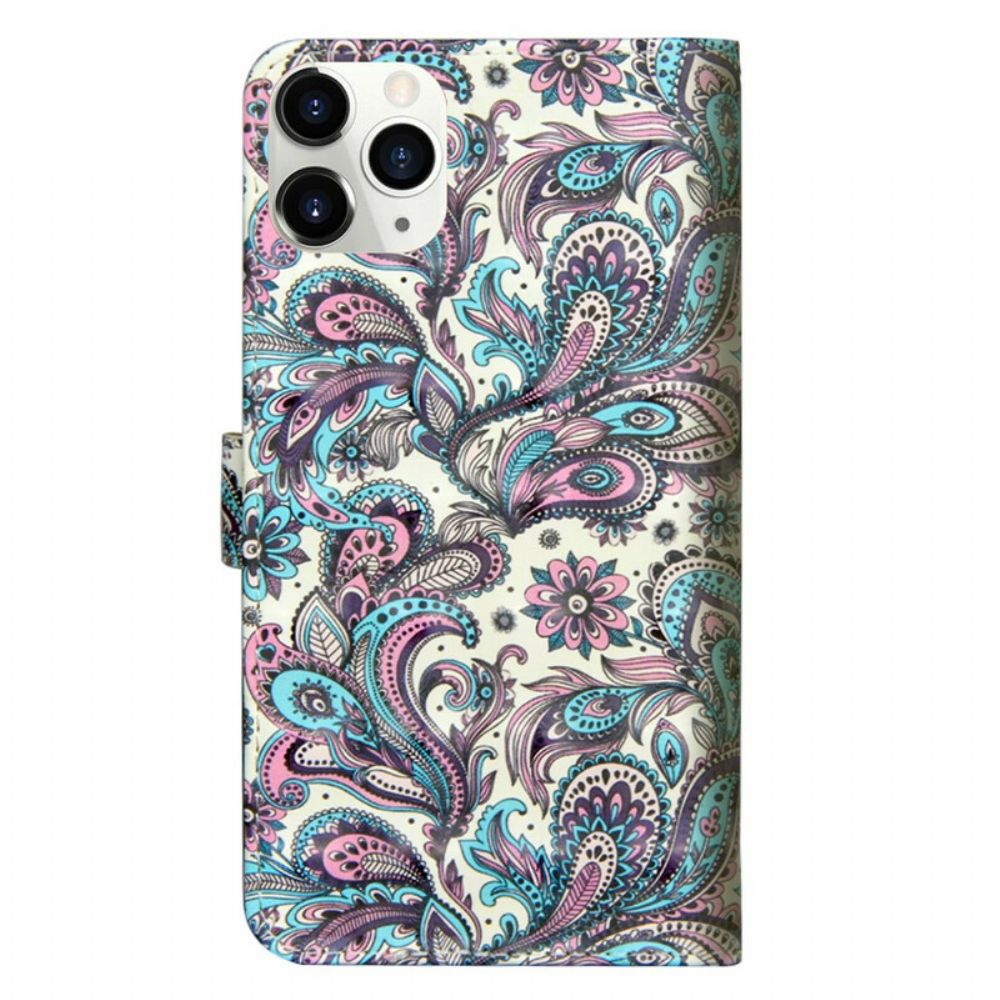 Flip Case Für iPhone 12 Mini Blumenmuster
