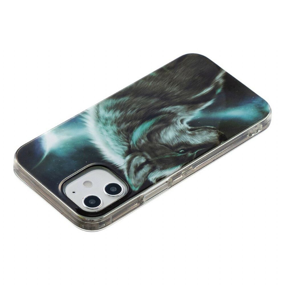 Handyhülle Für iPhone 12 Mini Königlicher Wolf