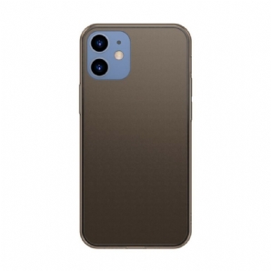 Handyhülle Für iPhone 12 Mini Silikon Mit Baseus Gehärtetem Glas