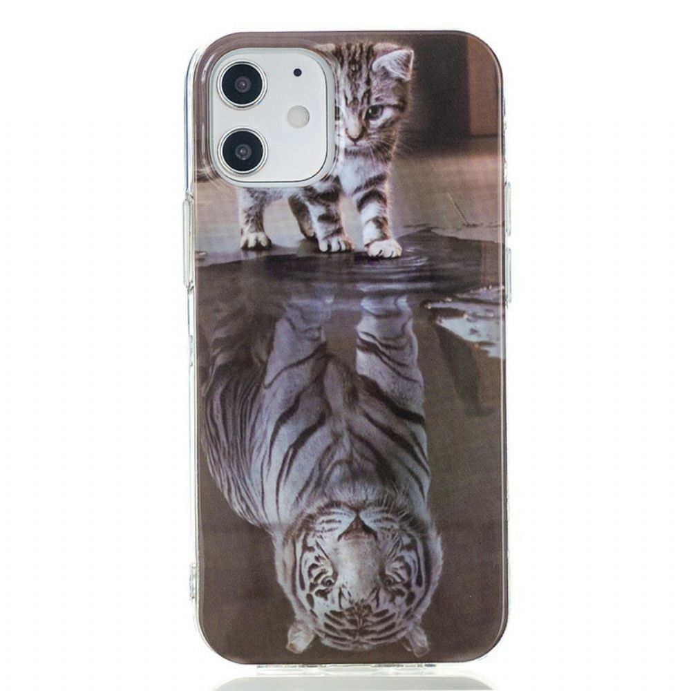 Hülle Für iPhone 12 Mini Ernst Der Tiger
