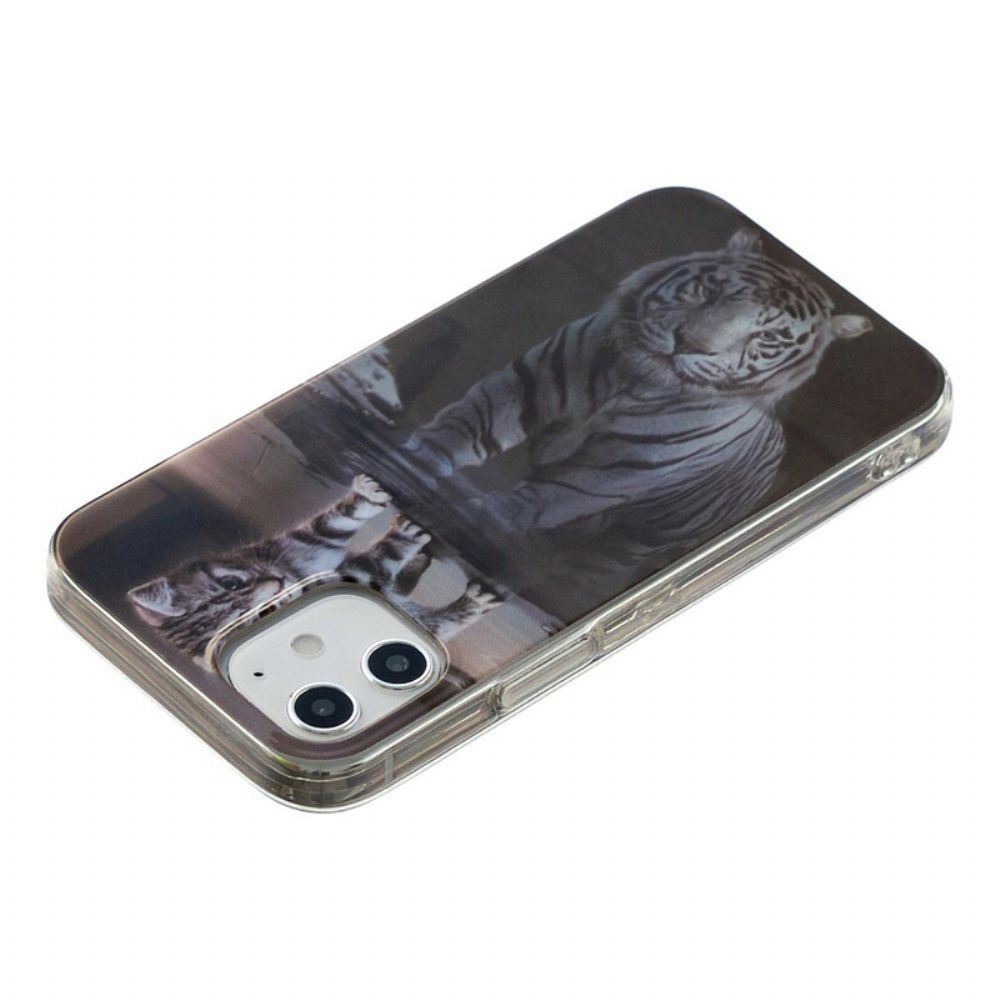 Hülle Für iPhone 12 Mini Ernst Der Tiger
