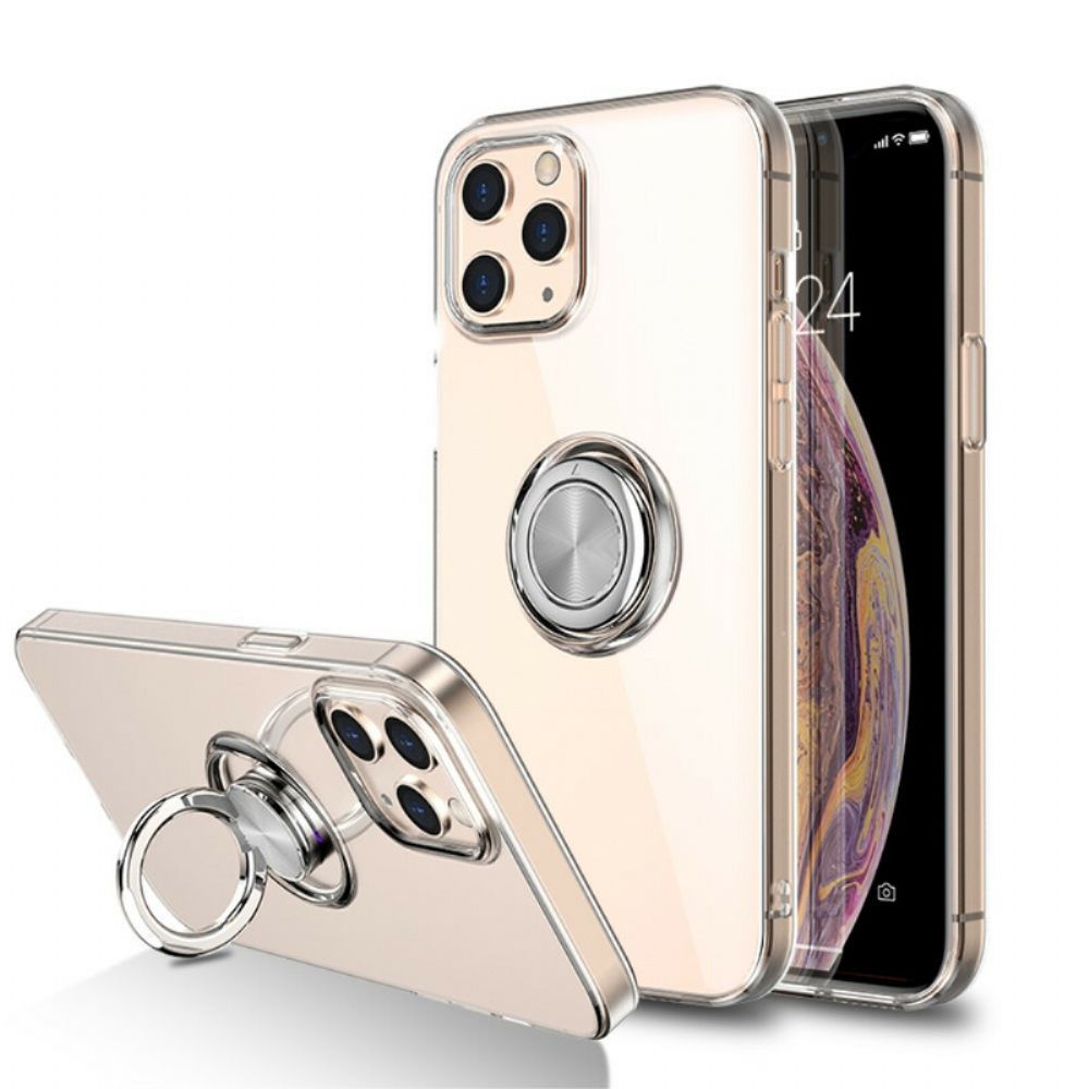 Hülle Für iPhone 12 Mini Transparent Mit Ring-unterstützung
