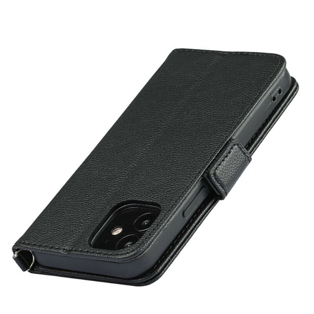 Lederhüllen Für iPhone 12 Mini Mit Kordel Tanga-herz