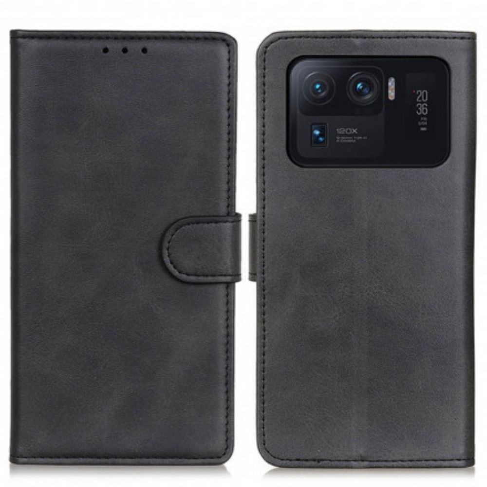 Flip Case Für Xiaomi Mi 11 Ultra Retro-mattleder-effekt