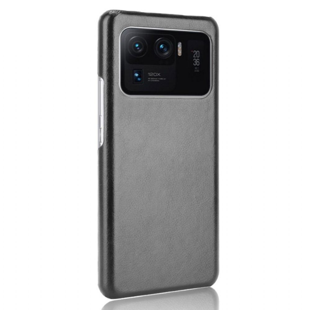 Handyhülle Für Xiaomi Mi 11 Ultra Performance Litschi-leder-effekt