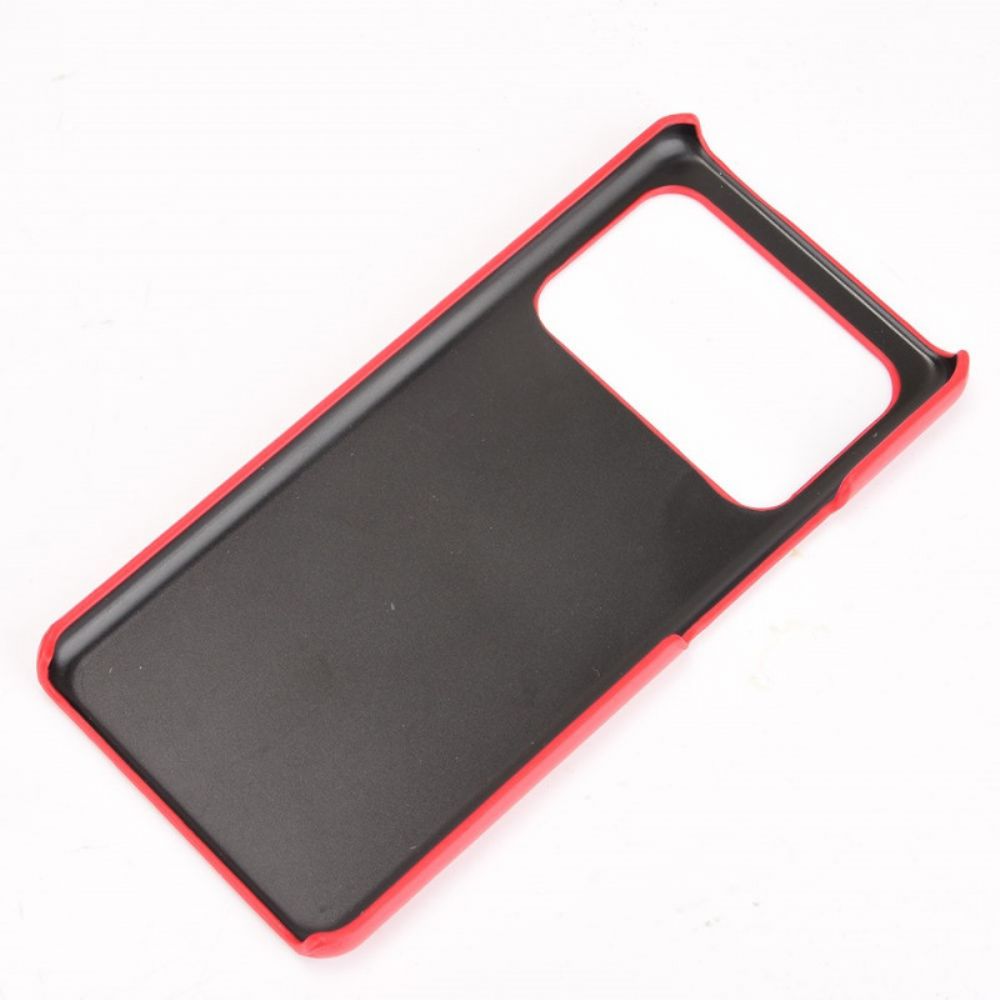 Handyhülle Für Xiaomi Mi 11 Ultra Performance Litschi-leder-effekt