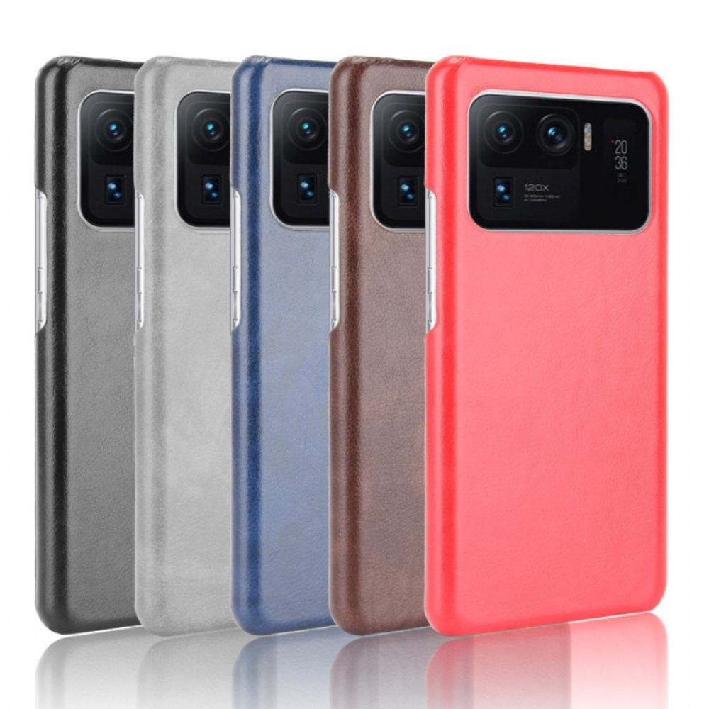 Handyhülle Für Xiaomi Mi 11 Ultra Performance Litschi-leder-effekt