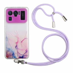 Hülle Für Xiaomi Mi 11 Ultra Mit Kordel Mit Marmorschnur