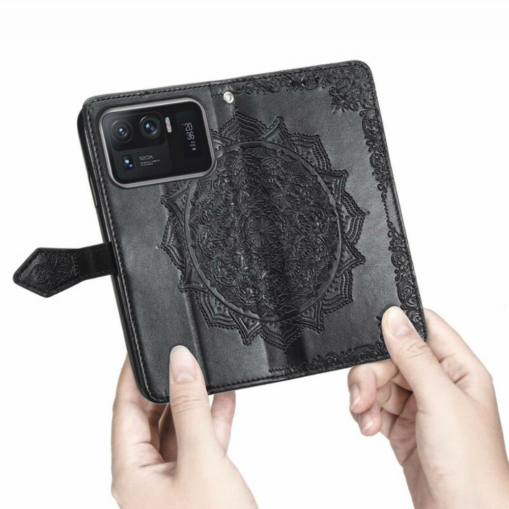 Lederhüllen Für Xiaomi Mi 11 Ultra Mandala Aus Dem Mittelalter