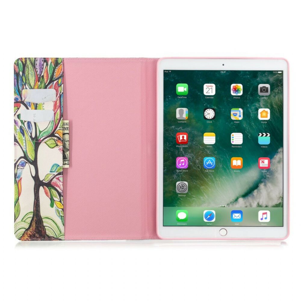 Case Für iPad 10.2" (2024) (2024) / Air 10.5" / Pro 10.5" Baummalerei