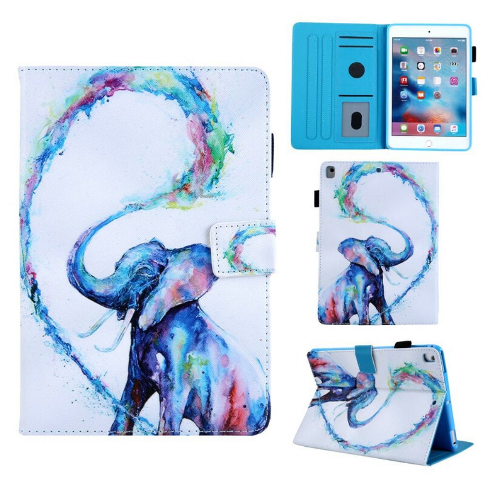 Flip Case Für iPad 10.2" (2024) (2024) / Air 10.5" / Pro 10.5" Elefant Art.-nr