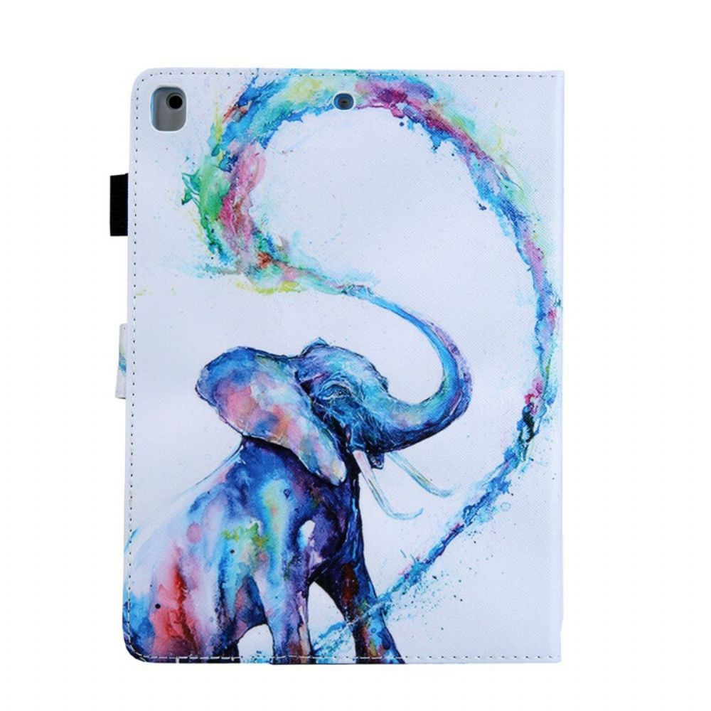 Flip Case Für iPad 10.2" (2024) (2024) / Air 10.5" / Pro 10.5" Elefant Art.-nr