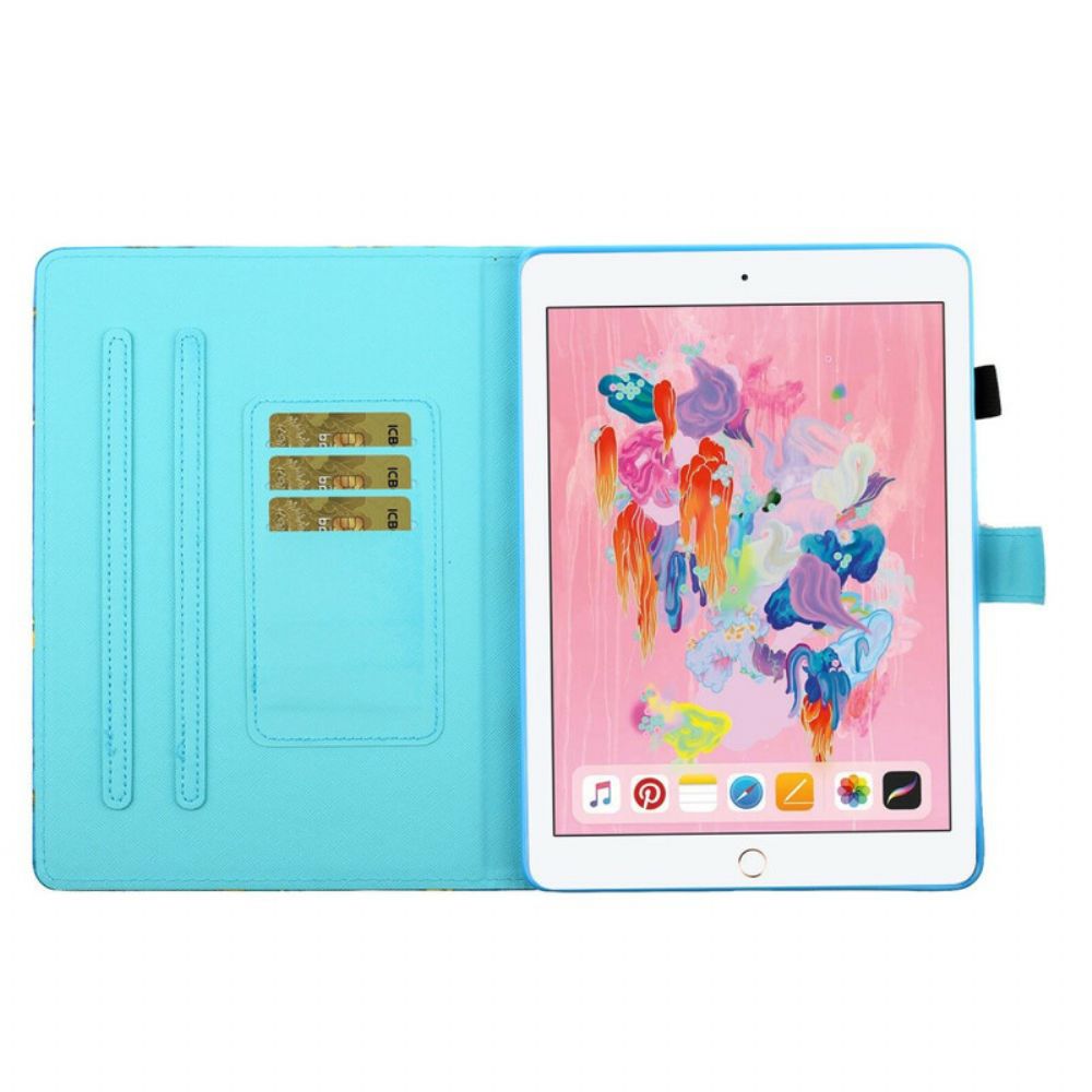 Flip Case Für iPad 10.2" (2024) (2024) / Air 10.5" / Pro 10.5" Entspann Dich Kaktus