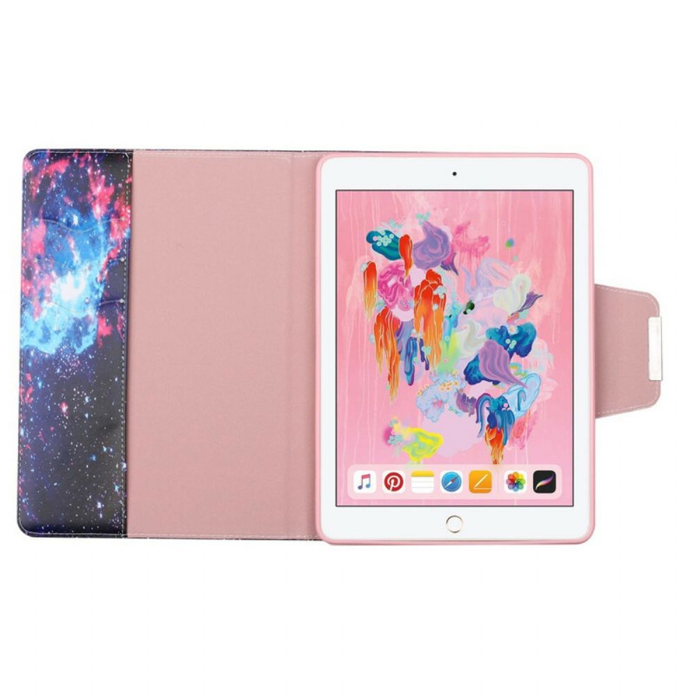 Flip Case Für iPad 10.2" (2024) (2024) / Air 10.5" / Pro 10.5" Kosmischer Himmel