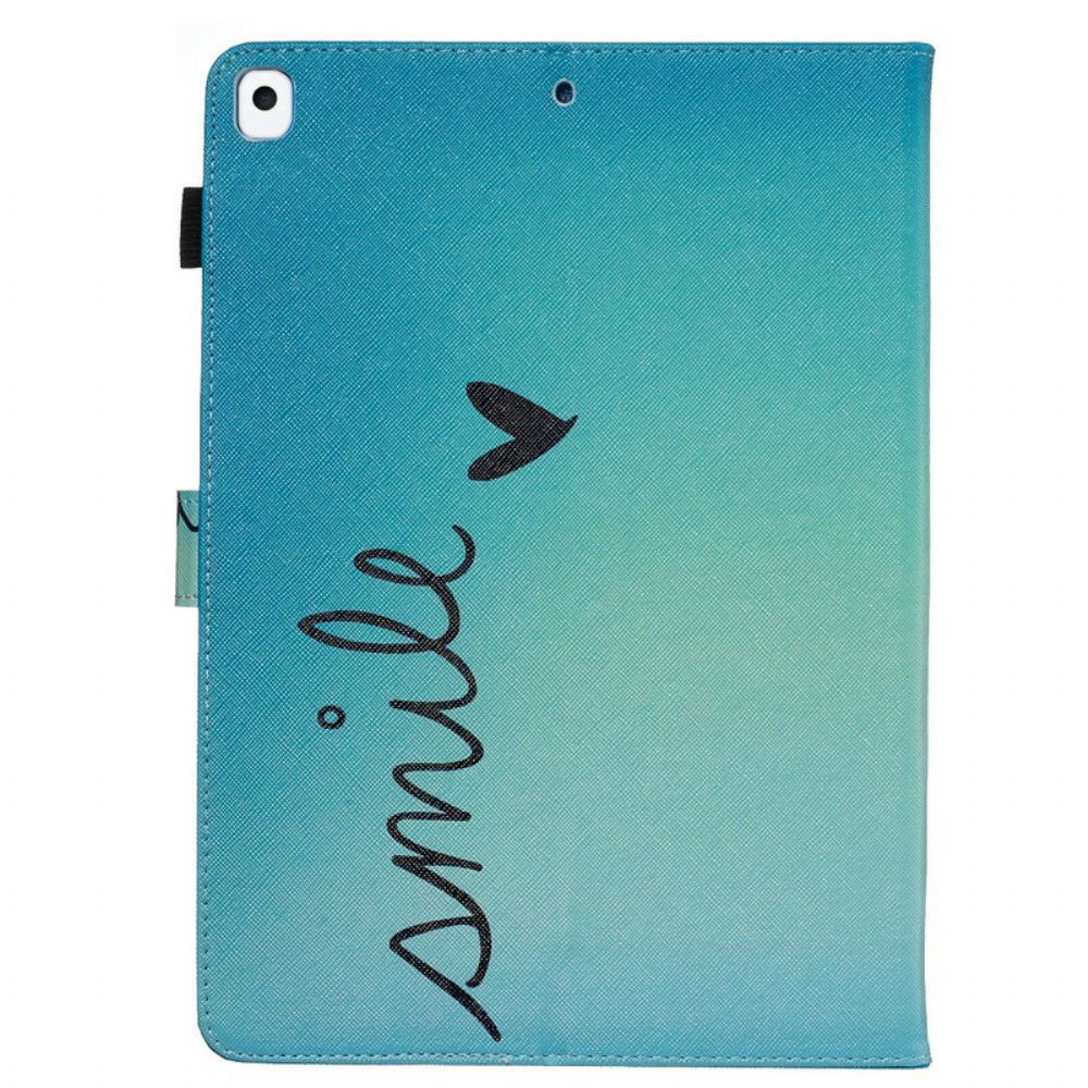 Flip Case Für iPad 10.2" (2024) (2024) / Air 10.5" / Pro 10.5" Lächle