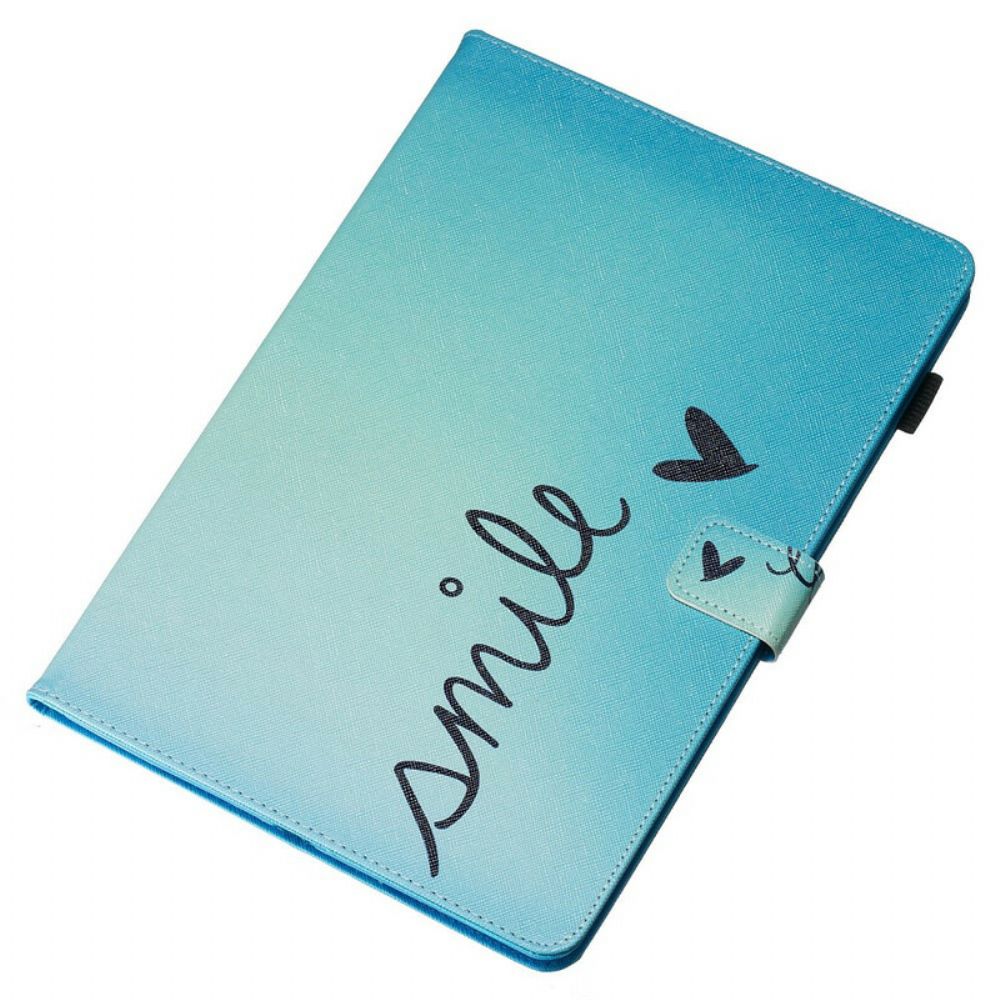 Flip Case Für iPad 10.2" (2024) (2024) / Air 10.5" / Pro 10.5" Lächle